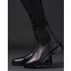 Perka kožené Bari Equipage, unisex, čierne