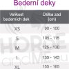 Deka bedrová Ornament QHP, fleecová, blue/silver