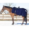 Deka bedrová Ornament QHP, fleecová, blue/silver