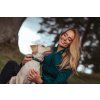 Obojok pre psov Emerald Equestrian Stockholm, tmavohnedý (Veľkosť 30 cm)