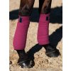 Bandáže fleecové Timeless Rose Equestrian Stockholm, 4 ks, 4 m, dark pink