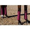 Bandáže fleecové Timeless Rose Equestrian Stockholm, 4 ks, 4 m, dark pink