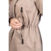 Parka nepremokavá 2v1 Alpine HKM, dámska, taupe