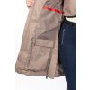 Parka nepremokavá 2v1 Alpine HKM, dámska, taupe