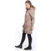 Parka nepremokavá 2v1 Alpine HKM, dámska, taupe