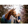 Deka odpocovacia Signature Sport Cooler Horseware, navy/hunter green