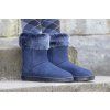 Válenky Davos Fur HKM, zimné, dark blue (Veľkosť 32)