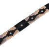Opasok kožený Polo S Equestro, black/pink/beige