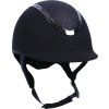Prilba jazdecká Glitz QHP, čierna (Obvod hlavy 52-54 cm	)