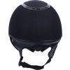 Prilba jazdecká Glitz QHP, čierna (Obvod hlavy 52-54 cm	)