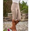 Legíny jazdecké Lavender Bay HKM, s gripom, dámske, taupe