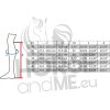 Čižmy jazdecké Oxford HKM, užšie lýtko, detské, čierne