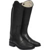 Čižmy jazdecké Leah Equipage, štandardné lýtko, detské, čierne