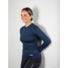 Tričko vlnené Merino UHIP, s dlhým rukávom, unisex, navy blue