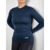 Tričko vlnené Merino UHIP, s dlhým rukávom, unisex, navy blue