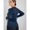 Tričko vlnené Merino UHIP, s dlhým rukávom, unisex, navy blue