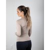 Tričko vlnené Merino UHIP, s dlhým rukávom, unisex, taupe sand