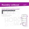 Gamaše zadné Eventing Technical QHP, pár, navy (Veľkosť L)