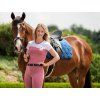 Opasok Stirrup QHP, čierny (Dĺžka 85 cm)