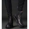Perka kožené Milano Equipage, unisex, čierne (Veľkosť 33	)