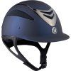 Prilba jazdecká Defender Pro ONE･K, matt/chrome/navy (Obvod hlavy 51-54 cm	)
