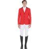 Sako súťažné Elegance Equestro, pánske, red/black (Veľkosť 	L)