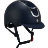 Prilba jazdecká Eclipse Stone Mat Equestro, navy/silver