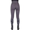 Legíny jazdecké Djune QHP, s gripom, dámske, anthracite