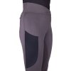 Legíny jazdecké Djune QHP, s gripom, dámske, anthracite