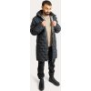 Parka jazdecká Ice UHIP, pánska, zimná, blue graphite grey