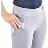 Legíny jazdecké Passion BUSSE s gripom, dámske, grey (Veľkosť 34)