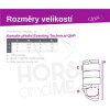 Gamaše predné Eventing Technical QHP, pár, cobalt blue