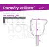 Pad jazdecký QHP, fuchsia (Veľkosť PONY)
