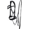 Uzdečka bezzubadlová Glory F.R.A., systém 5, čierna
