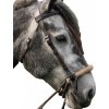 Uzdečka bezzubadlová Tinver F.R.A., hnedá