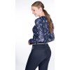 Tričko funkčné Fleurs Blooms Bury HKM, dámske, deep blue/white