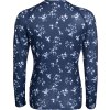 Tričko funkčné Fleurs Blooms Bury HKM, dámske, deep blue/white