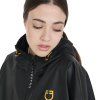 Pláštenka jazdecká Equestro, dámska, čierna (Veľkosť S/M)