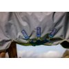 Deka výbehová Amigo Bravo 12 Plus Bundle 3v1, s krkom, 50 g+100 g+200 g, dark shadow/navy & rose