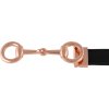 Opasok kožený Clincher Bit Equestro, dámsky, black/rose gold