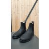 Perka jazdecké kožené Equicomfort, unisex, čierne