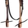 Uzdečka westernová Pool's, chestnut/natural