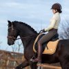Čižmy jazdecké Elegant Lace HKM, štandardné lýtko, dámske, hnedé
