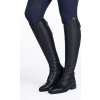 Čižmy jazdecké Titanium Style HKM, šírka L/extra vysoké, dámske, čierne