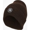 Čiapka vlnená UHIP, pletená, unisex, chocolate plum brown