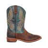 Čižmy westernové 711 POOL'S, unisex, brown/blue