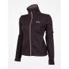 Mikina vlnená UHIP, so zipsom, dámska, chocolate plum brown