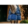 Deka stajňová Rambo Optimo, s krkom, 400 g, navy/beige, baby blue & navy