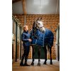 Deka stajňová Rambo Optimo, s krkom, 400 g, navy/beige, baby blue & navy