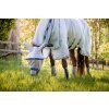 Deka proti hmyzu Rambo Protector, s krkom, silver/navy, white & beige (Dĺžka chrbta 100 cm)